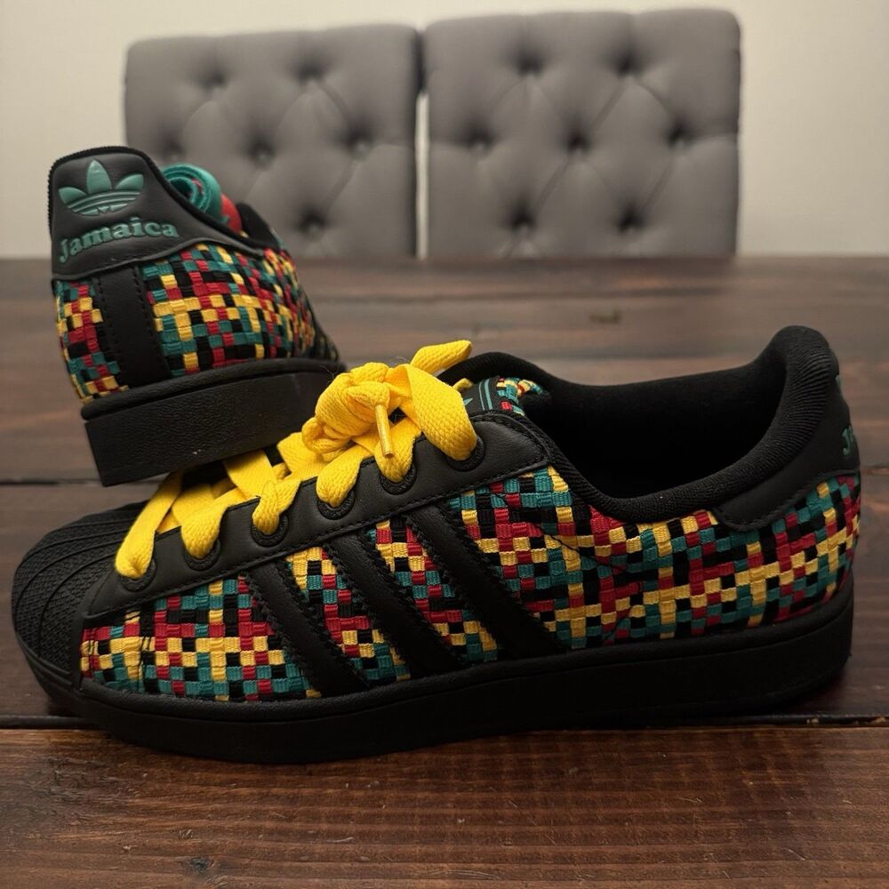 Adidas Superstar II Bob Marley Jamaica Rasta Shoes